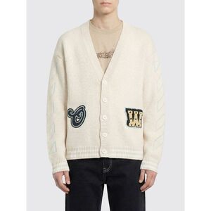 Off-White Sweater Men Yellow Cream